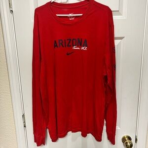 Men’s University Of Arizona,3XL T-shirt, red Nike, Wildcats, bear down